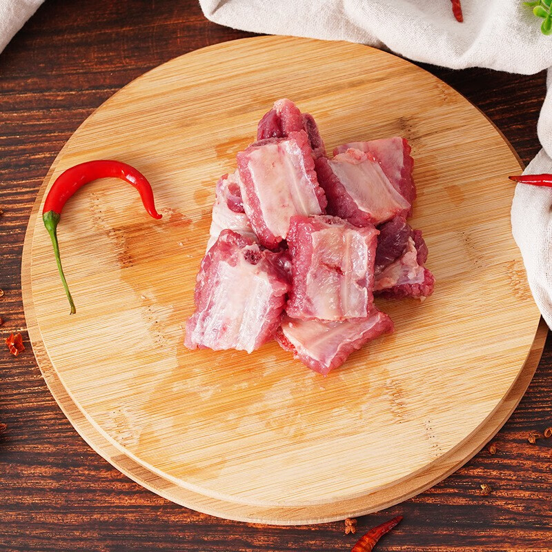 王明公 黑猪精排骨2000克新鲜土猪肉红烧排骨新鲜冷冻猪肋排 2000克