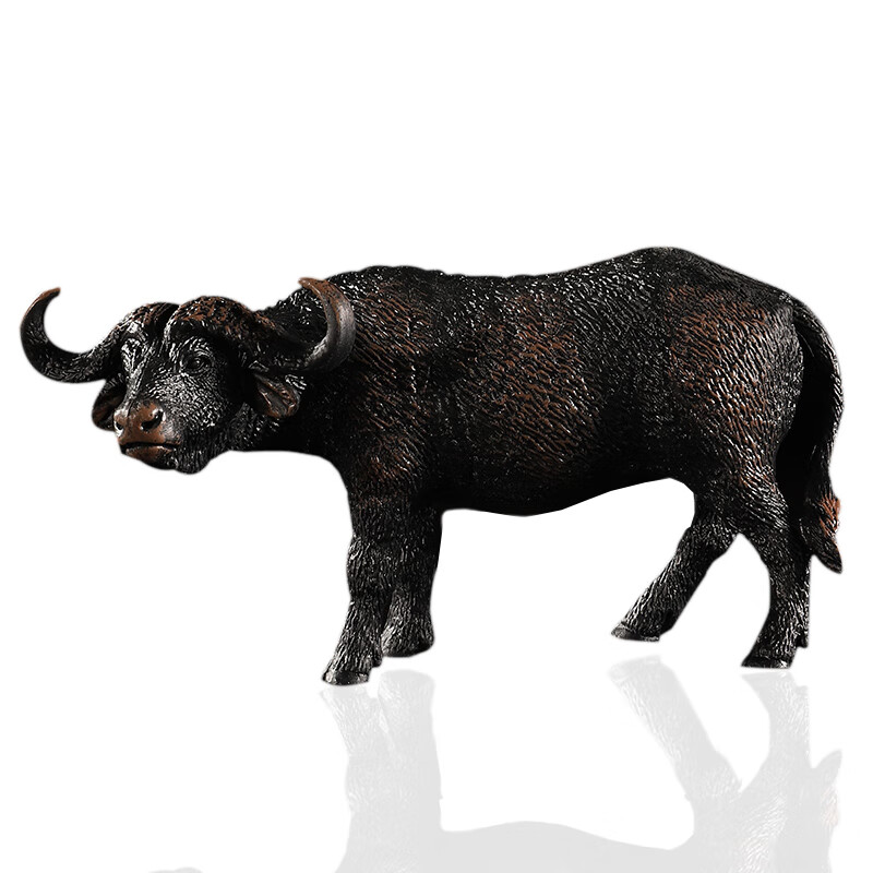 仿真牧场动物模型玩具套装农场家禽宝宝认知启蒙儿童生日礼物 水牛