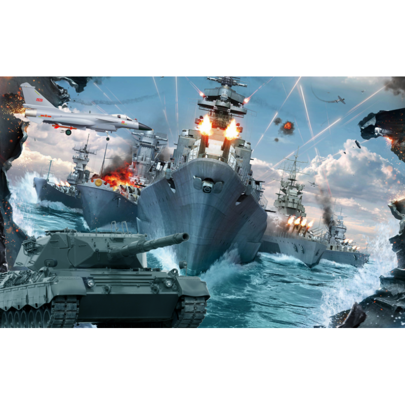 槿致军事装饰战争贴纸墙贴迷彩自粘背景墙主题军旅贴画图 横版图a2733