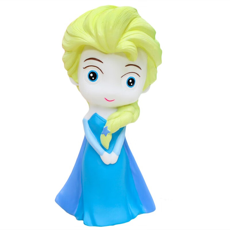 大号石膏娃娃爱莎公主叶罗丽涂色娃娃手工diy涂鸦彩绘白胚 艾莎公主