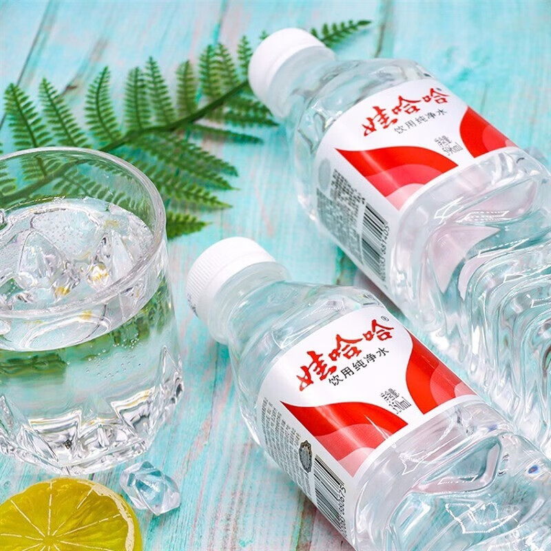 娃哈哈纯净水350ml*锐舞派对饮用水330ml*12/24瓶装企业开会办公用水