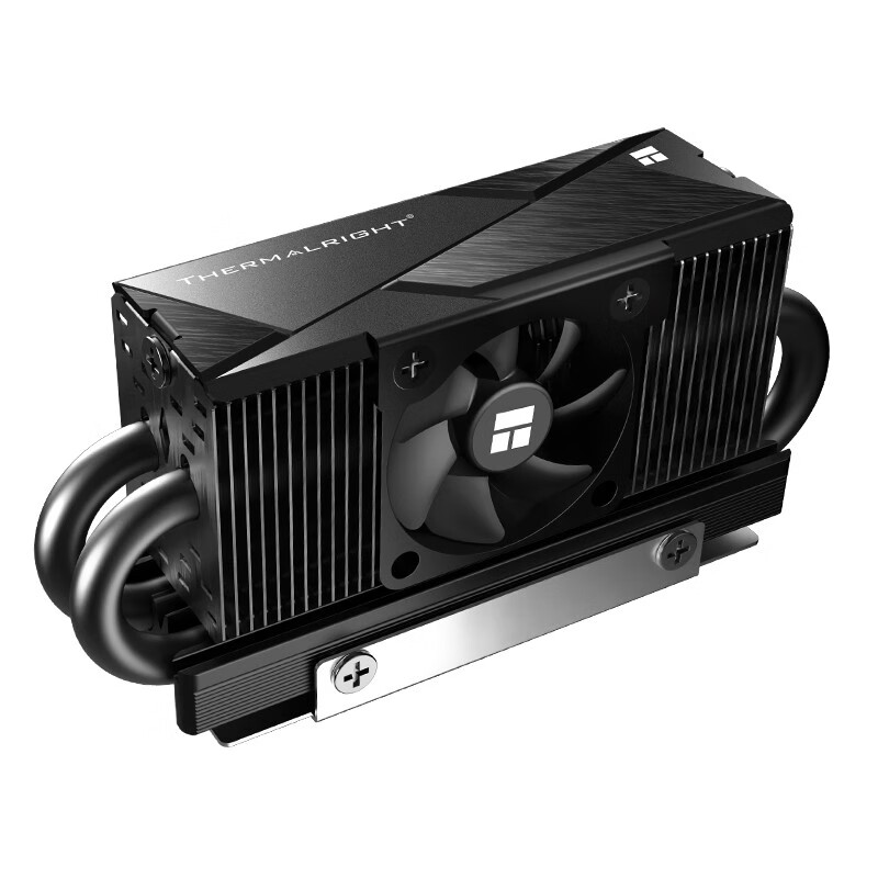 利民推出黑色版 HR-10 2280 PRO SSD 散热器：四热管 + 小风扇