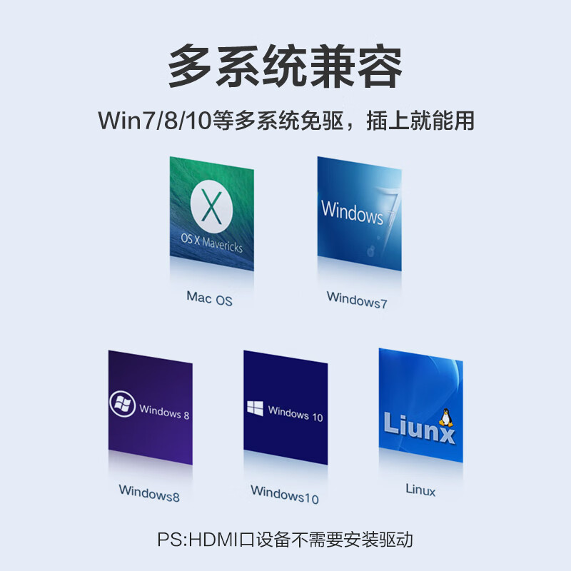 京选 京东自有品牌HDMI转VGA线转接器高清视频转换头适用小米电脑盒子连接线电视显示器投影仪【包邮】