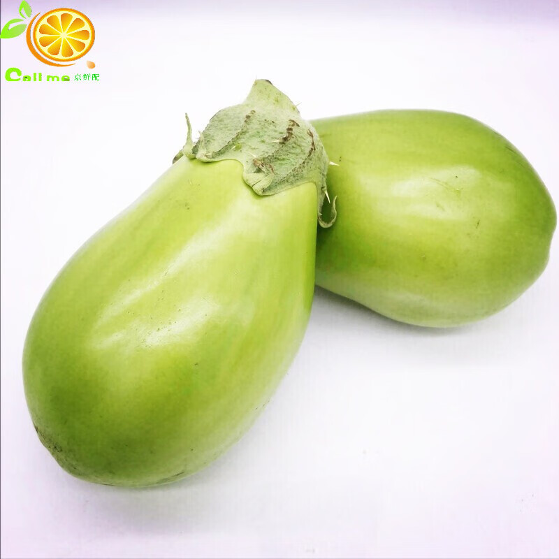 京臻峙果东北特产大绿茄子农家自种新鲜现摘绿皮茄子生吃青茄蔬菜 5斤