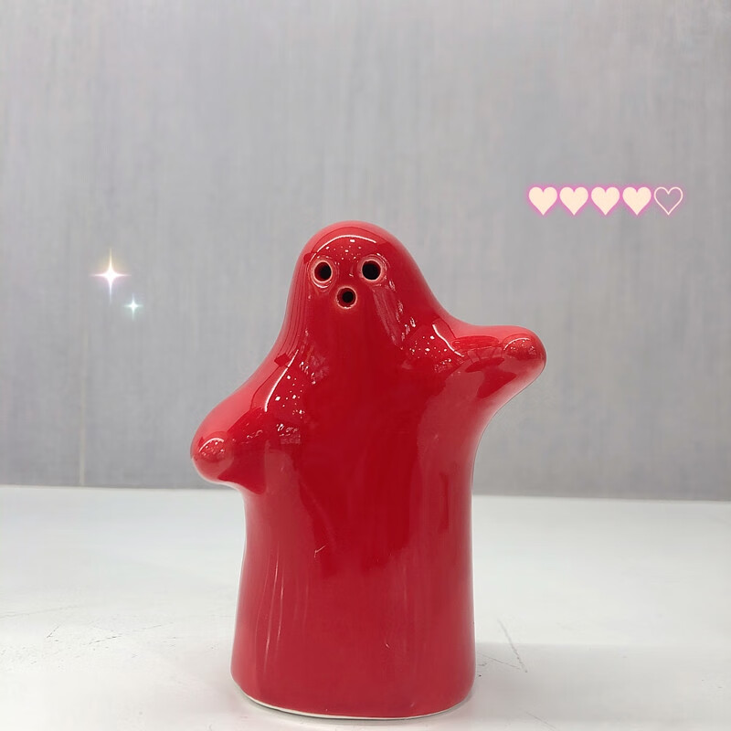 的抱抱桌面摆件送女朋友的创意礼物拥抱小玩偶 温暖抱抱小人(红色一只