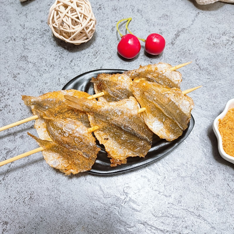 多味鱼串户外烧烤小串食材冷冻冰鲜油炸小吃鱼干串半