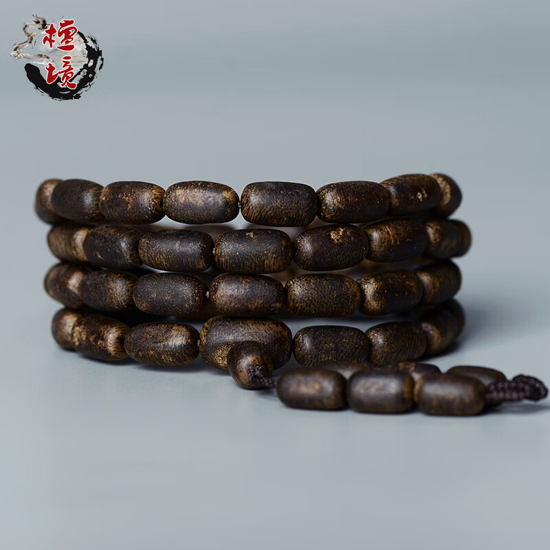 檀境海南奇楠沉香手串隨形桶珠男女款手鏈 國(guó)香系棋楠沉香文玩木手串 【孤品S9388】一物一拍奇楠沉香 隨形桶珠(適合15-17cm手圍)