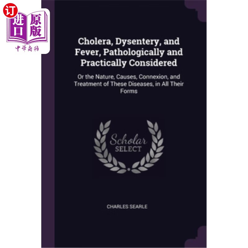 海外直订医药图书cholera, dysentery, and fever, pathologically