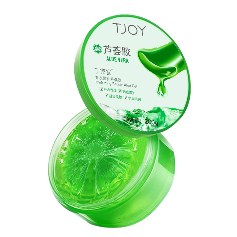 拍3件 丁家宜(tjoy)芦荟胶200g补水舒缓晒后呵护保湿男女面霜 56元(合
