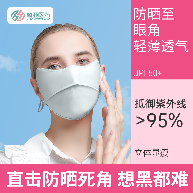 口罩价格走势图分析,推荐超亚立体护眼角防晒口罩