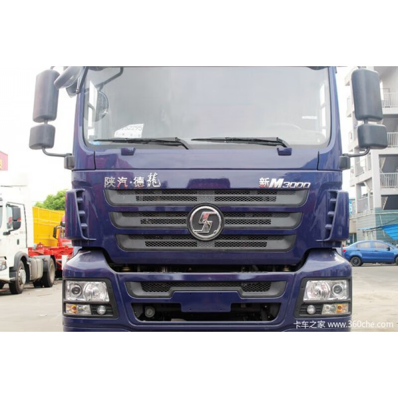 陕汽德龙新m3000,陕汽德龙新m3000牵引车 辛利陕汽德龙新m3000红色自喷漆德龙蓝色油漆货车黄色