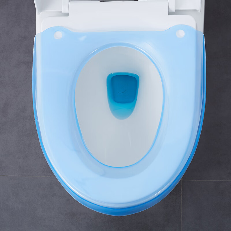 出租房卫生垫便携式马桶垫卫生公用旅行坐便器垫圈塑料隔脏垫 蓝色