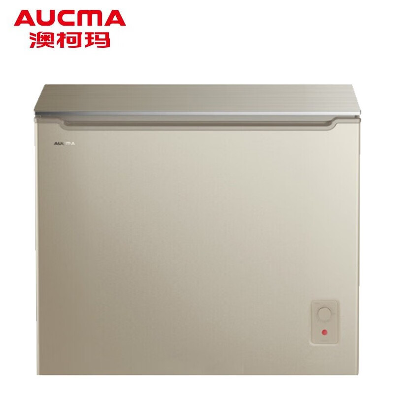澳柯玛（AUCMA）家用冷柜 节能单温顶开门冷藏冷冻转换柜 玻璃面板 206升BC/BD-206GX