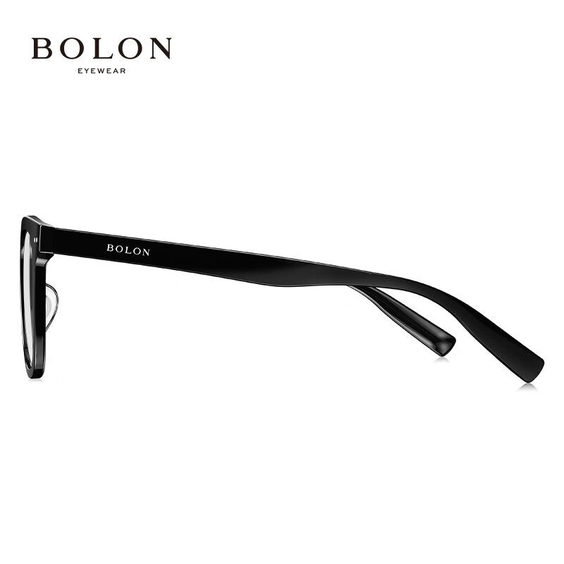 暴龙(BOLON)近视眼镜框 黑色时尚轻盈男女款镜架 暴龙眼镜 BJ3229 精选 B10-亮黑镜框 【单框无忧试戴】此项仅单框-如需镜片可自行选配