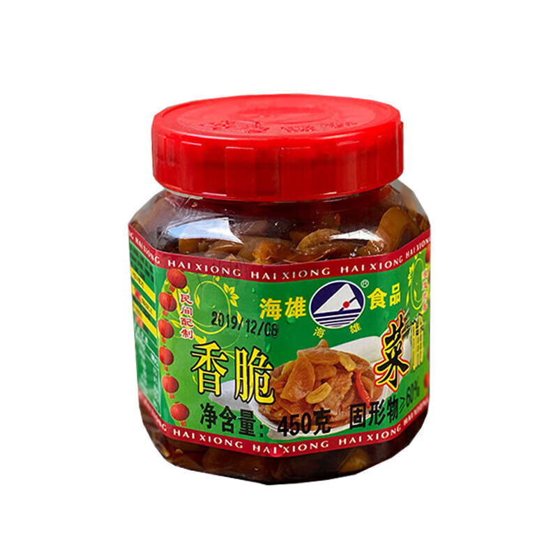 食芳溢海南特产海雄腌萝卜干下饭菜泡菜自制甜脆农家酱萝卜菜脯萝卜
