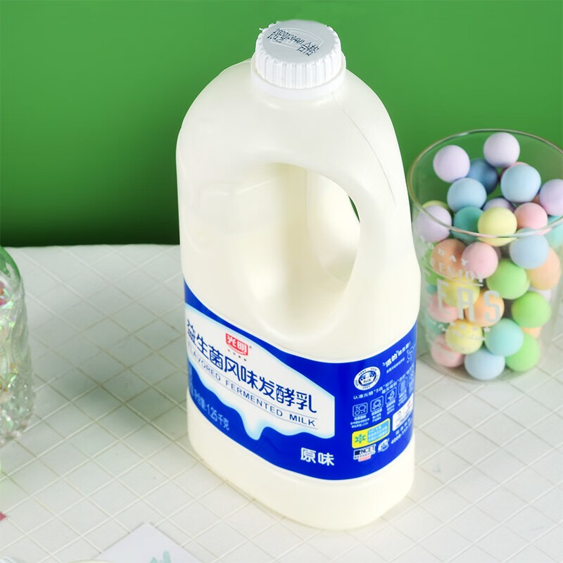 光明原味大桶酸奶1.