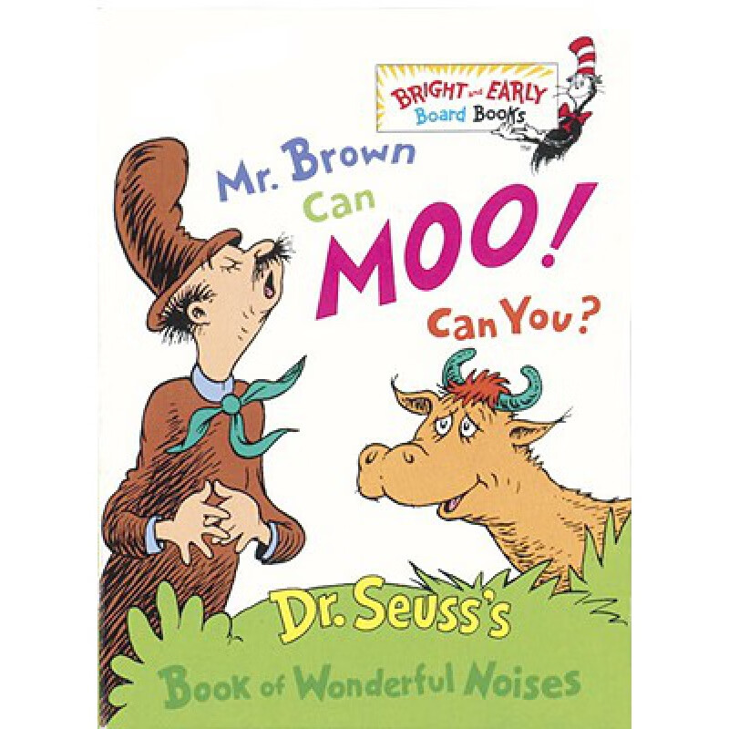 预订英文原版 mr brown can moo can you布朗先生可以嚒嚒叫你行么