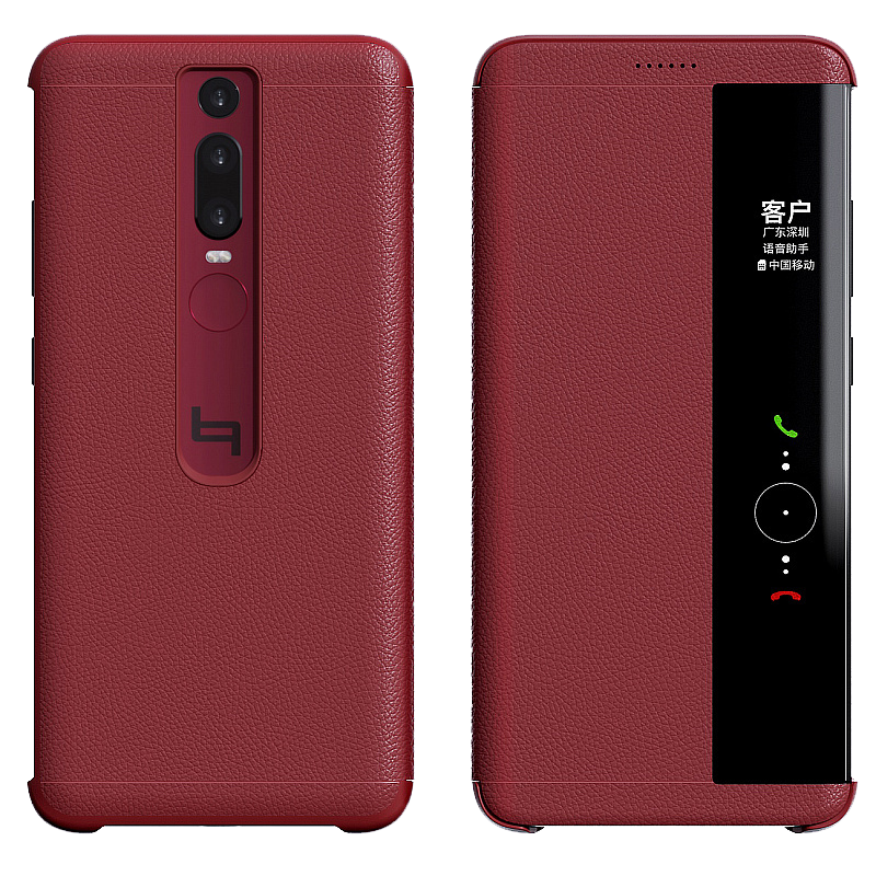 迈高登 华为maters保时捷手机壳真皮neo-al00翻盖商务保护套mate rs