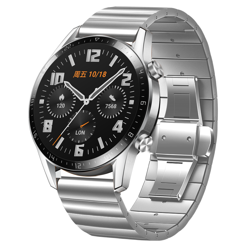 中沃同款表带华为b5智能手环表带18mm口径可拆卸钢价格走势查询