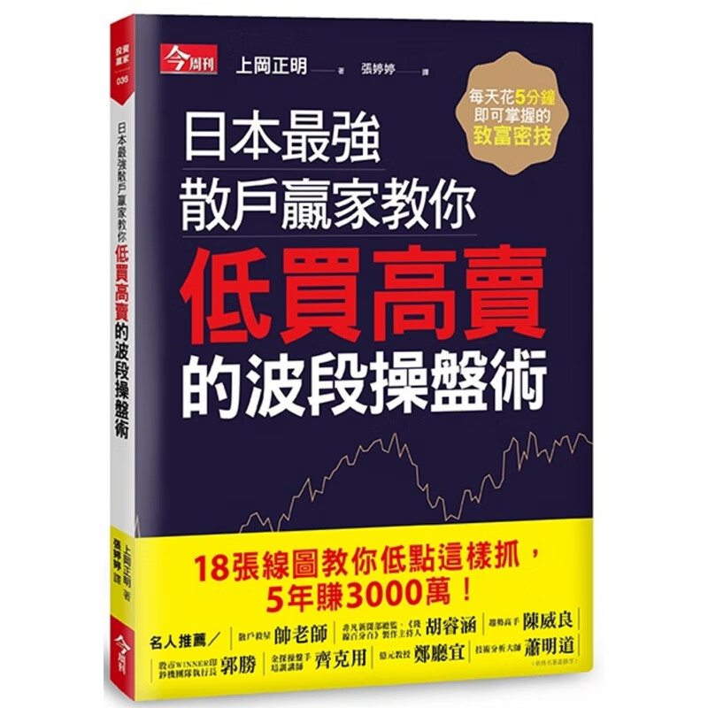 预订台版 日本强散户赢家教你低买高卖的波段操盘术18张线图2大技术胜3步骤9条风险管