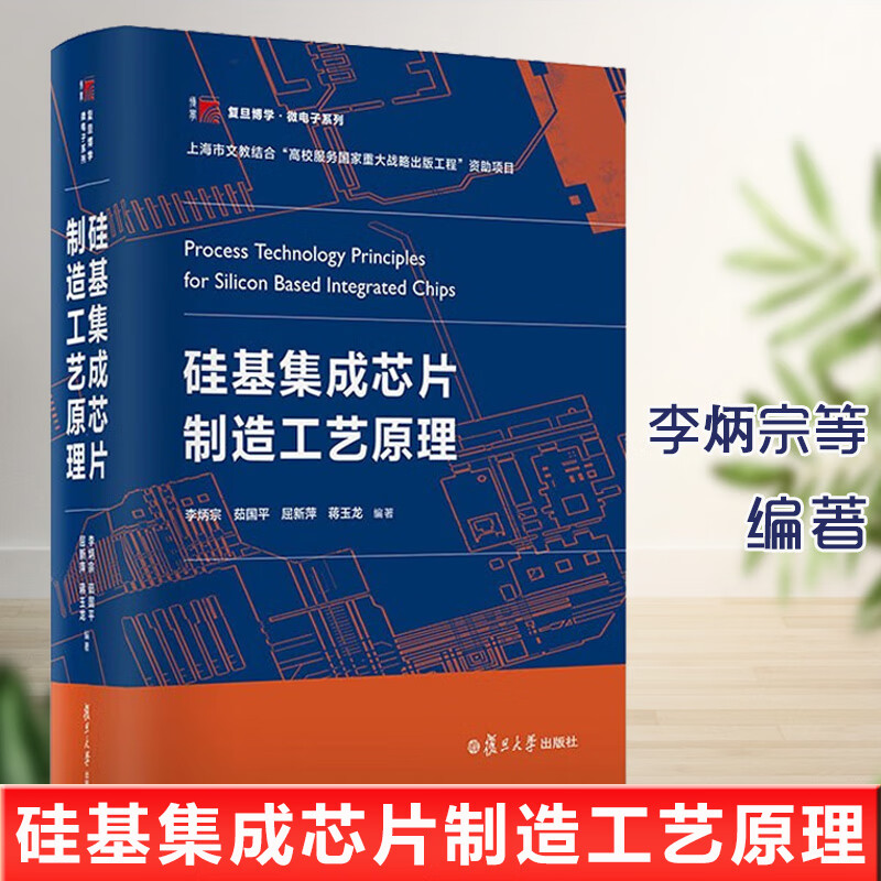 硅基集成芯片制造工艺原理 李炳宗茹国平屈新萍蒋玉龙博学微电子系列硅基材料集成芯片制造复旦大学出版社