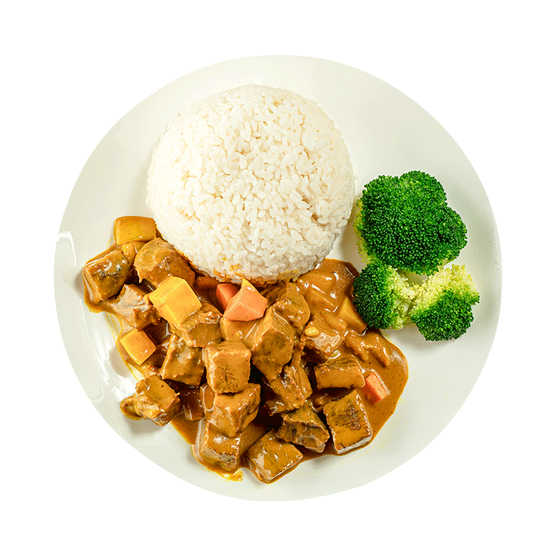 GUYAN 谷言 料理包预制菜 咖喱牛肉190g 冷冻速食 半成品加热即食