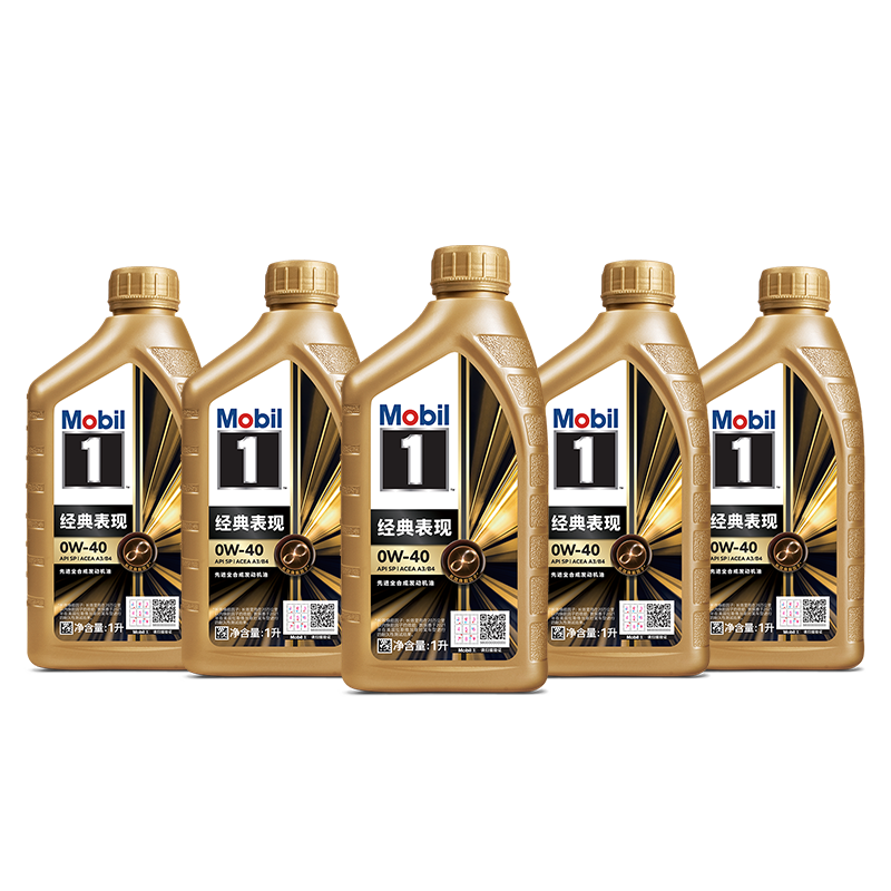 ���ڲ��������� Mobil ������ �Ƚ�ȫ�ϳ������;������ 0W-40 SP 1L 5 �������� 395Ԫ