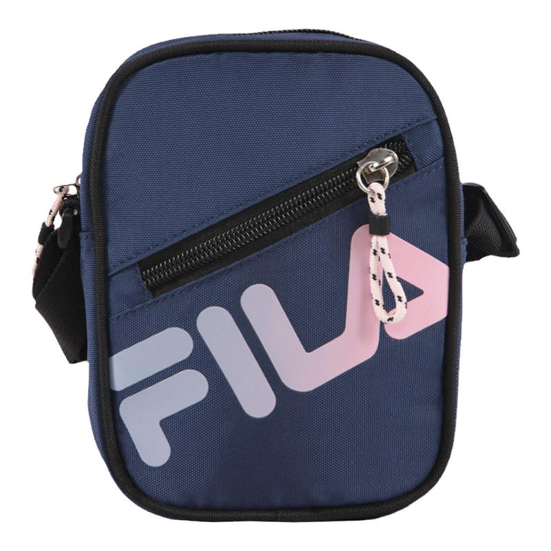 斐乐（FILA）单肩包斜挎包 男女同款 旅行包小包户外简约时尚休闲运动包百搭潮 NavyB08WC2QXXG 均码