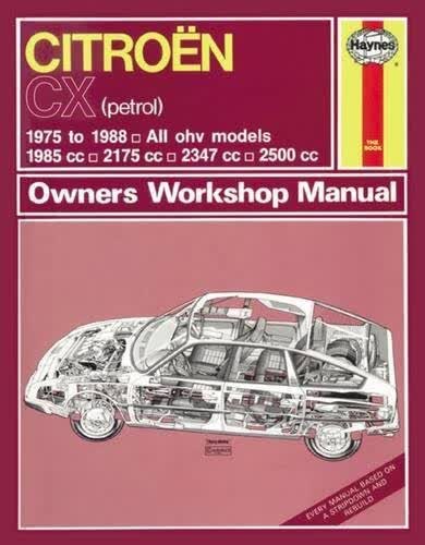 预订 Citroen CX Petrol (75 - 88) Haynes Repair Manual