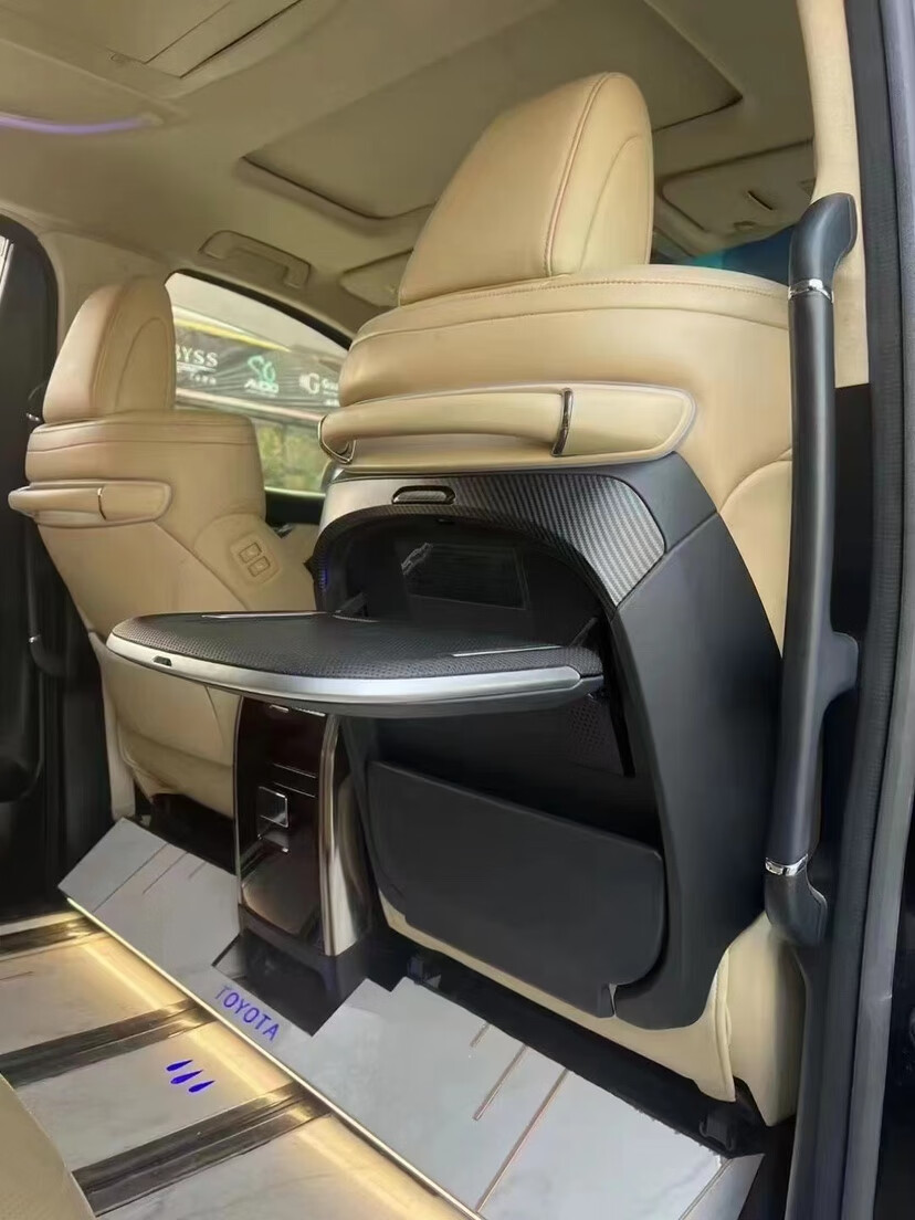 糖片片艾力绅奥德赛塞纳埃尔法威尔法gm8/gs8后排折叠桌板办公桌改装l
