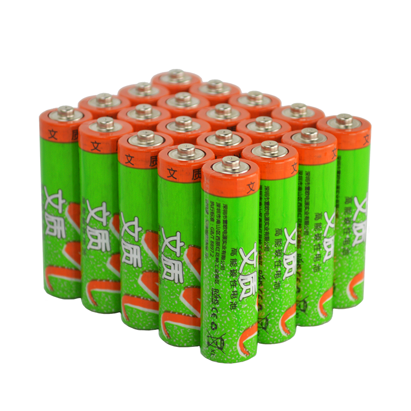 文质（EVERLAST） 文质碳性电池20粒装电子秤遥控器玩具闹钟适用 5号20粒