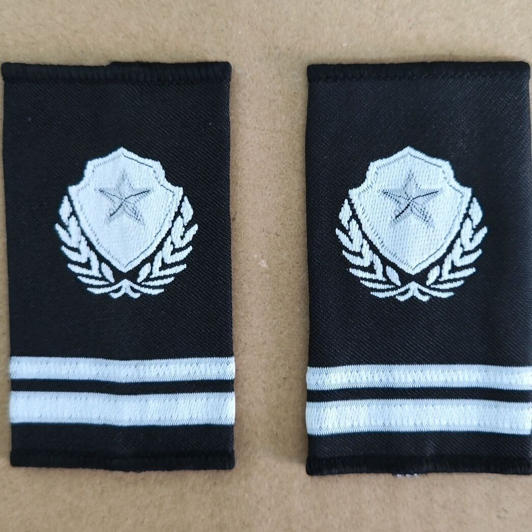 铭汇通保安服肩牌 保安服2011式肩标保安服男黑色肩牌标志安保特保