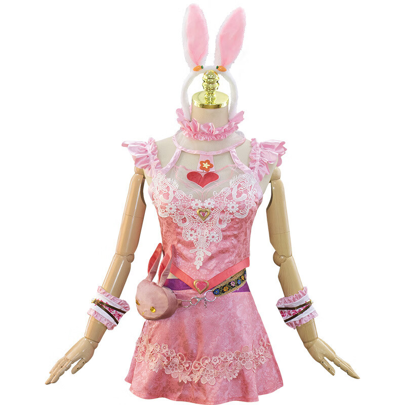 小舞cos服装同款衣服兔子耳朵cosplay服可爱套装女装现货 小舞幼年款