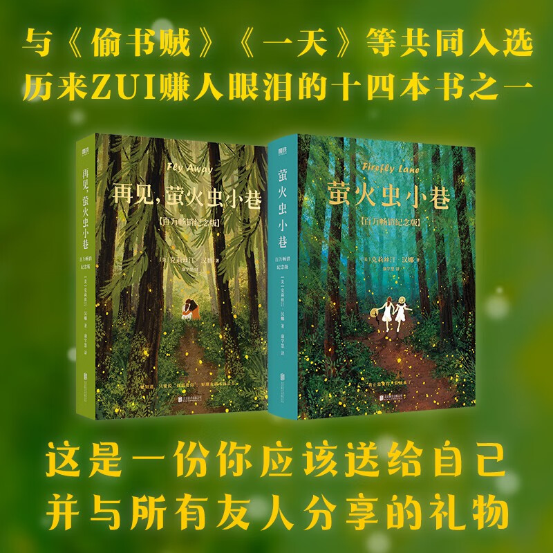 【新华书店正版现货】萤火虫小巷(套装共2册)克莉丝汀·汉娜代表作 再见萤火虫小巷 一本你应该送给自己并与所有友人分享的好书 毛晓彤李柘远枕边书