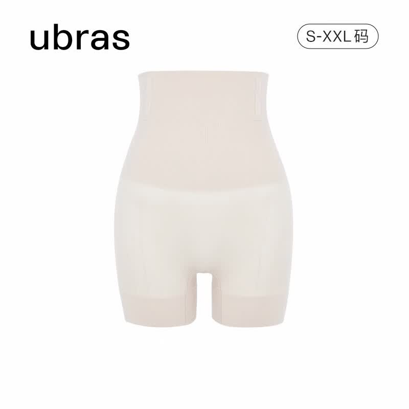 ubras压缩胶囊高腰收腹提臀裤塑身裤修身女士内裤女 燕麦奶三分裤L属于什么档次？