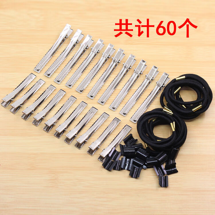 永红旺鸭嘴夹弹簧夹双叉夹材料包手工蝴蝶结发饰发夹夹子头绳 组合