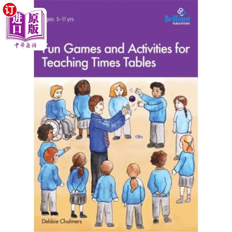 海外直订fun games and activities for teaching times tables 教学