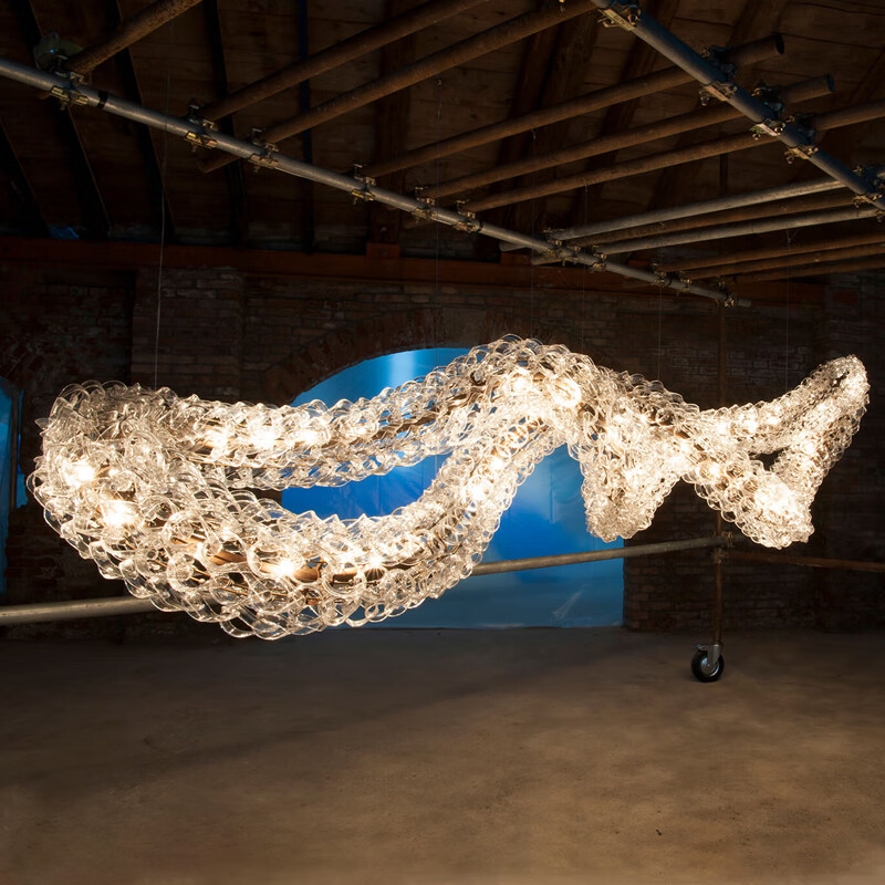 献瑜后现代酒店大堂艺术造型装饰灯具售楼部会所民宿大厅定制工程吊灯