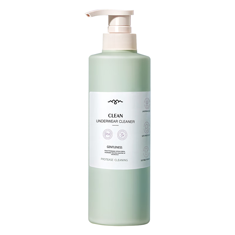 海肌蘭（SEAKLAM）內衣內褲洗衣液500ml抑菌除螨99.99%去血漬留香洗內衣內褲專用液 山茶花500ml*2瓶