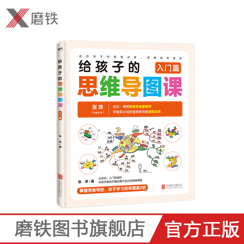 给孩子的思维导图课 入门篇 张萍 6-12岁自主阅读 3-6岁子共读 从初识 入门到进阶 手把