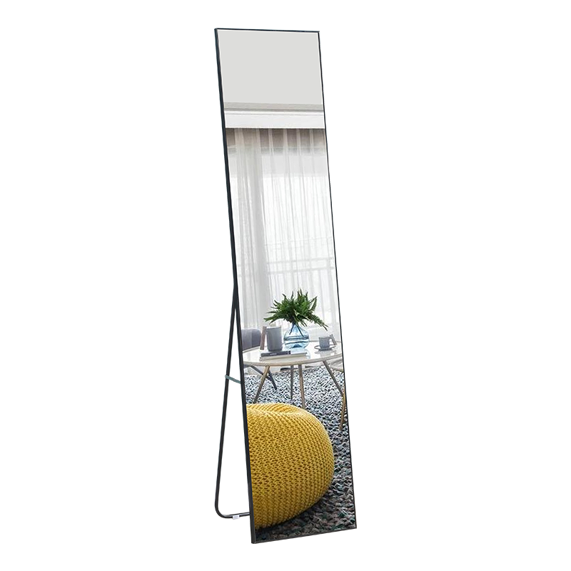家无界 镜子穿衣镜落地镜试衣镜梳妆镜ins网红镜显瘦服装店客厅卧室少女家用大镜子 典雅白 30CM*120CM 【壁挂款】