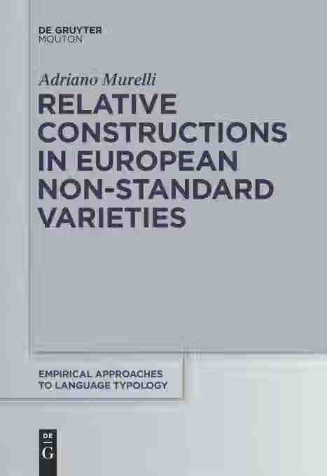 预售 按需印刷 relative constructions in european non standard