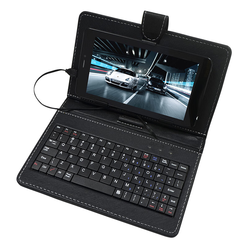 柒友 平板电脑通用键盘皮套只用于本店 黑色