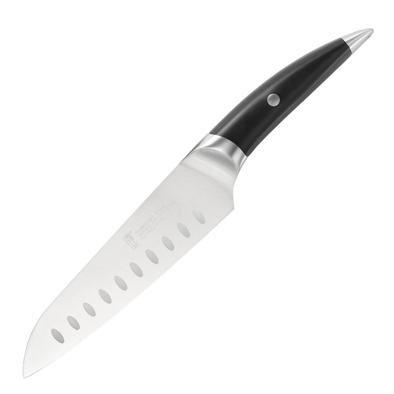 拓(TUOBITUO)海鷗三德刀德國(guó)鋼刀具切肉刀家用小菜刀多功能刀切片刀廚房萬(wàn)用刀 經(jīng)典黑色海鷗柄