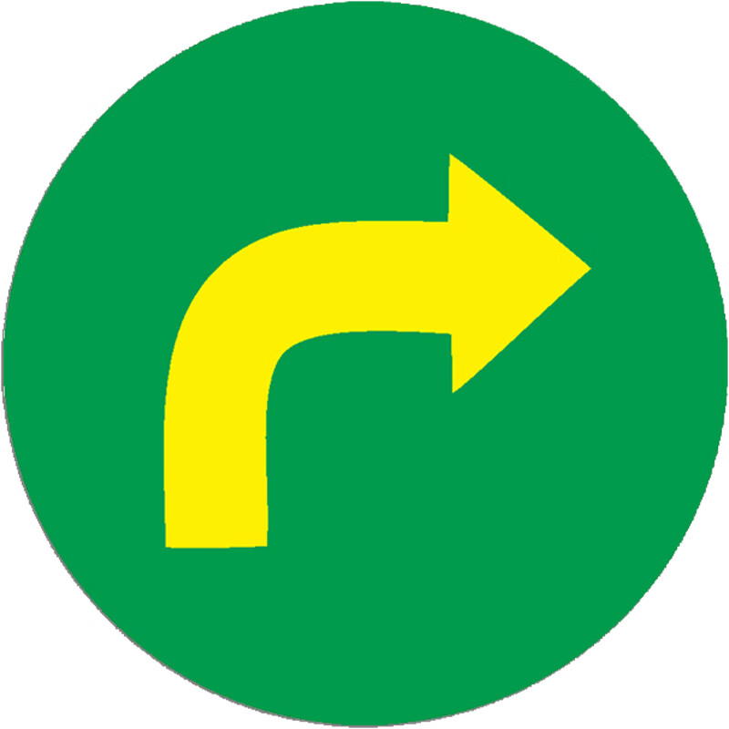 沪凛威 地贴通道地面安全标识 磨砂5s管理标识贴纸