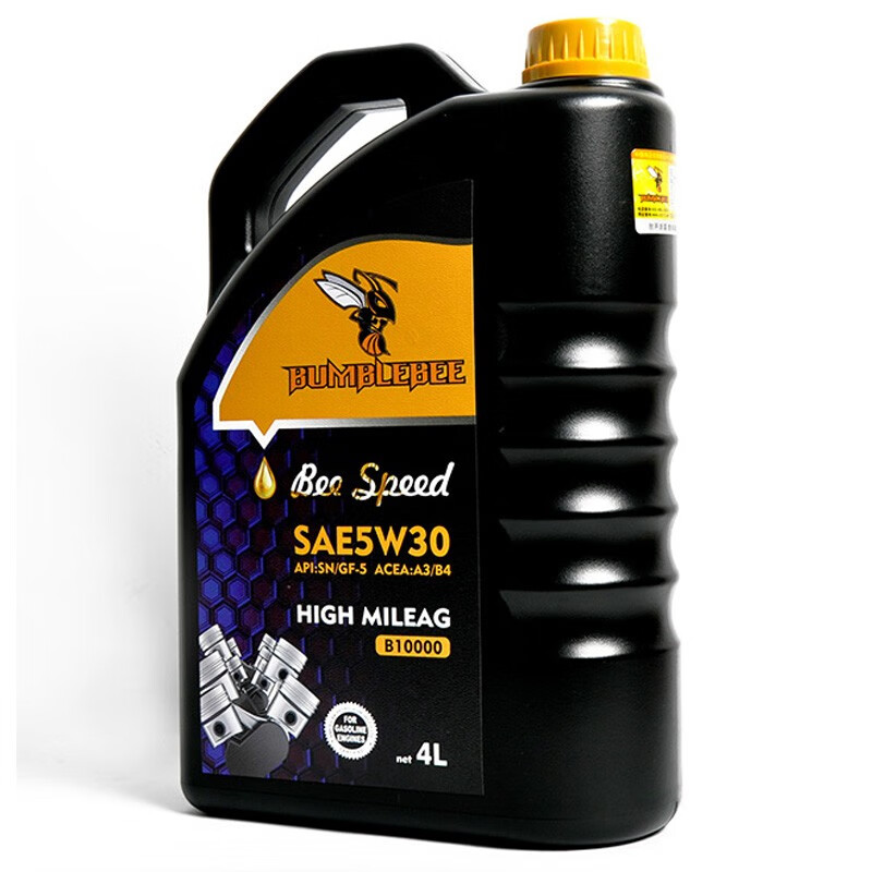 大黄蜂（Bumblebee）新品 5W-30 全合成机油汽车机润滑油进口发动机油四季通用  SN级 4L