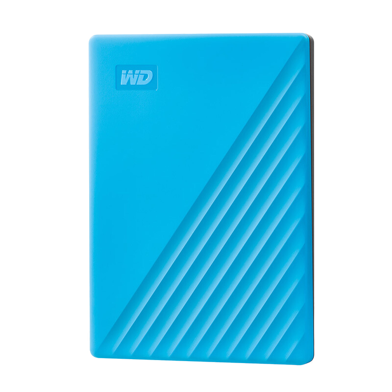西部数据（WD） 移动硬盘 USB3.0 My Passport随行套装版 2.5英寸机械移动硬盘 【随行版】蓝色|硬件加密 兼容Mac 套装版 2TB10046403946869