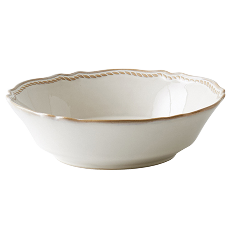 肆月北歐陶瓷碗ins風西餐甜品沙拉碗家用小碗飯碗復(fù)古vintage餐具 7.8英寸湯碗