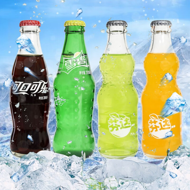 可口可乐玻璃瓶碳酸饮料