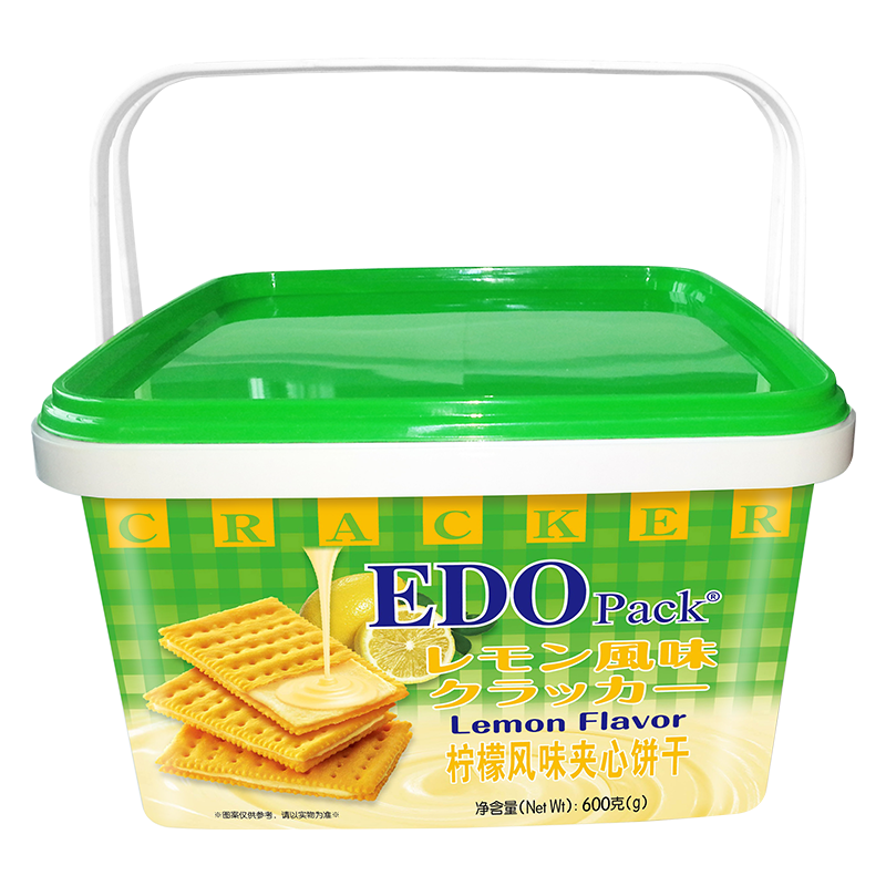 EDOPACK品牌苏打柠檬饼干600g，值得一试的高端零食|饼干蛋糕历史价格曲线